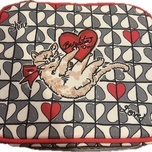 NEW Brighton Wild Love Cat Cosmetic Case
